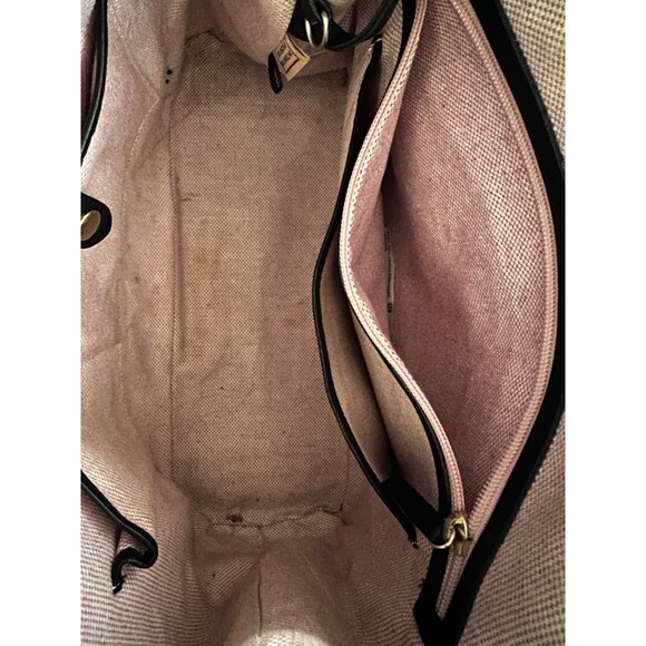 Dooney & Bourke Vintage Croco Embossed Black Leather Satchel Purse Tassels Large - Picture 12 of 16